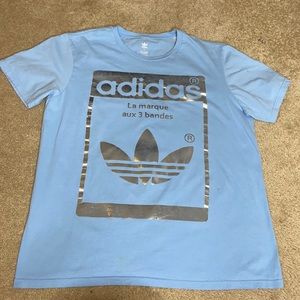 Baby Blue Men’s Large Adidas Shirt
